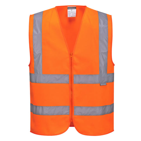 C375 - Hi-Vis Blixtlås Väst