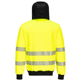 PW327 - PW3 Hi-Vis Zip Hoodie med dragkedja