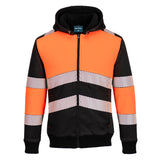 PW377 - Varsel Teddy-fleece Hoodie med Zip