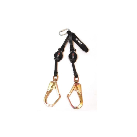 Fall protection block Double hook - 2 meters